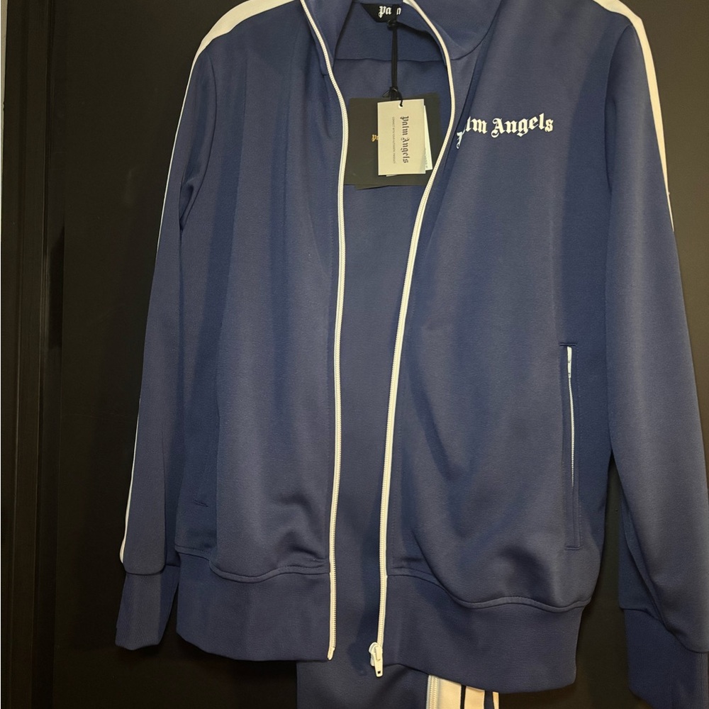 Palm Angels Navy Blue Track Suit